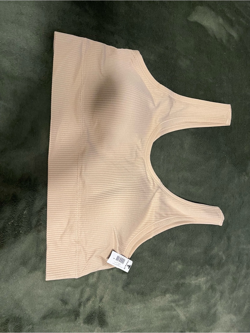 torrid Lightly Lined Seamless Rib Scoop Bralette